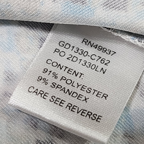 *SOLD* Tail Sleeveless 1/4 Zip Shirt Blue White Black Golf Tennis EUC Womens M - Picture 8 of 9